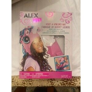Alex DIY Knot-A Unicorn Hat Craft Kit Kids Art and Craft Activity - Brand New!